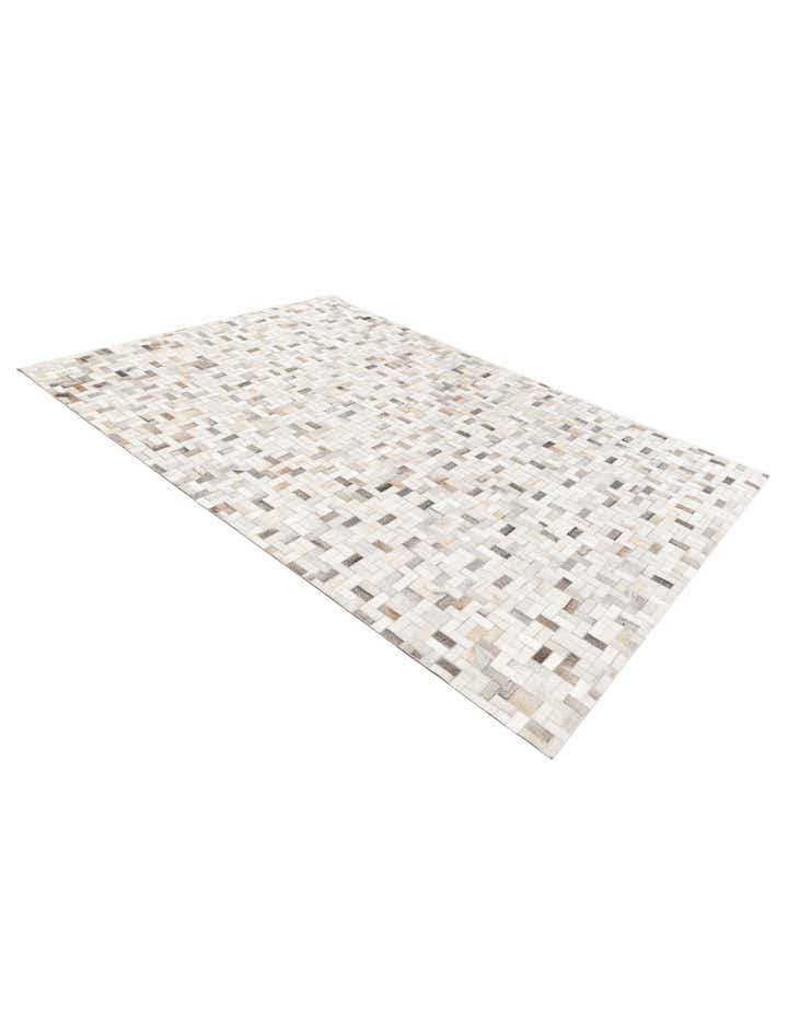 5' 7 x 7' 10 Cowhide Stocks Rug