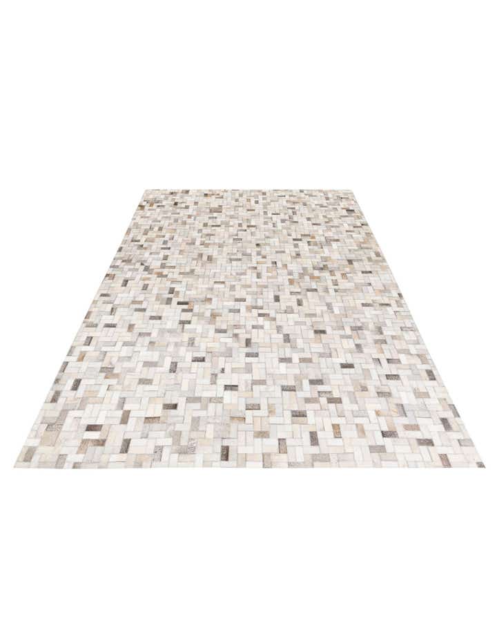 5' 7 x 7' 10 Cowhide Stocks Rug