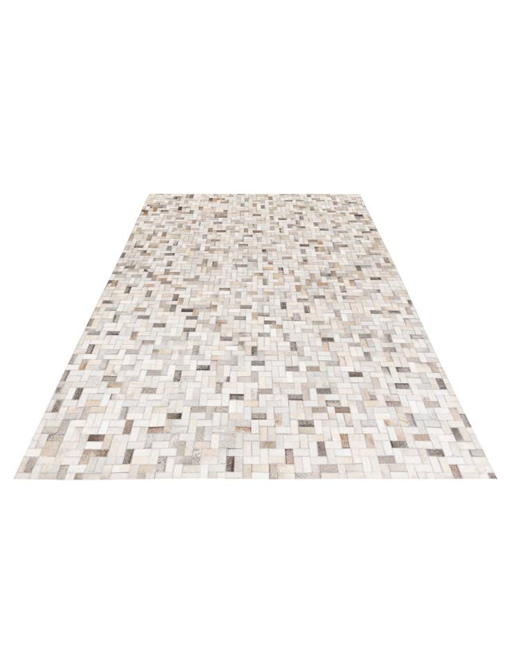 Detail image of 5' 7 x 7' 10 Cowhide Stocks Rug