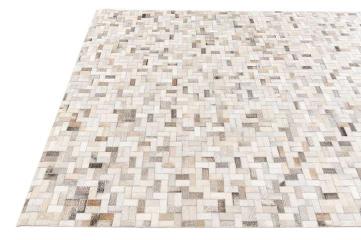 5' 7 x 7' 10 Cowhide Stocks Rug