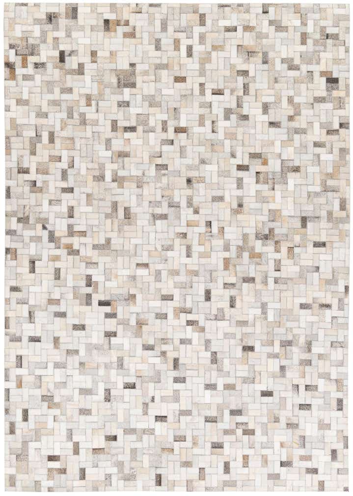 5' 7 x 7' 10 Cowhide Stocks Rug