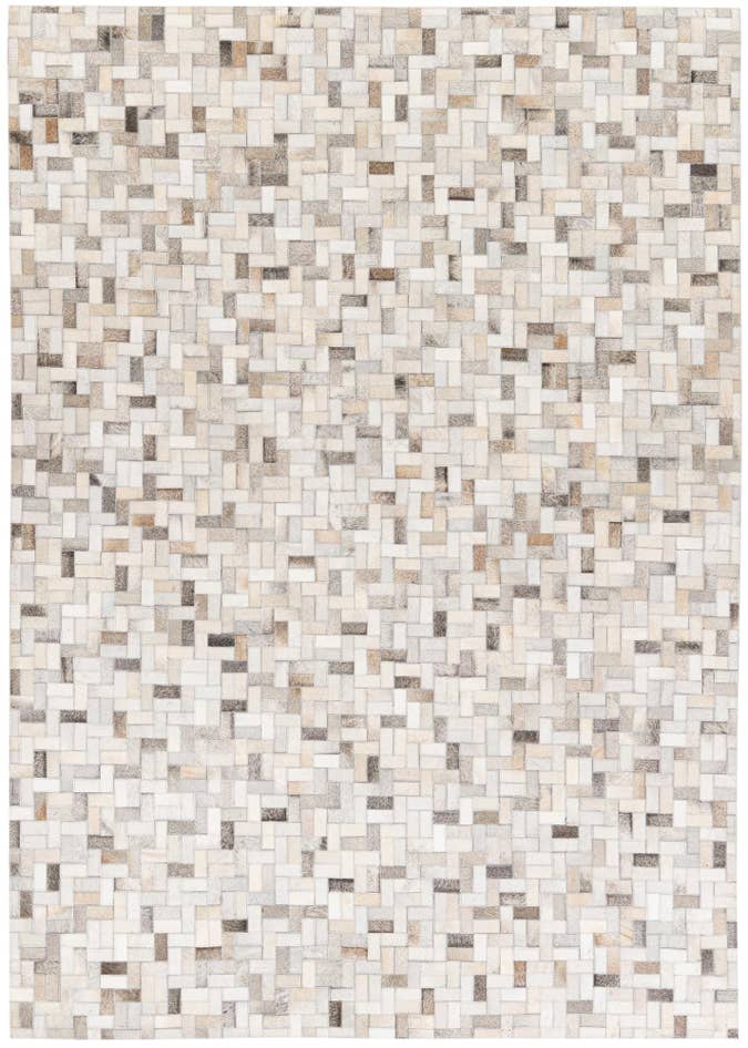 Detail image of 5' 7 x 7' 10 Cowhide Stocks Rug