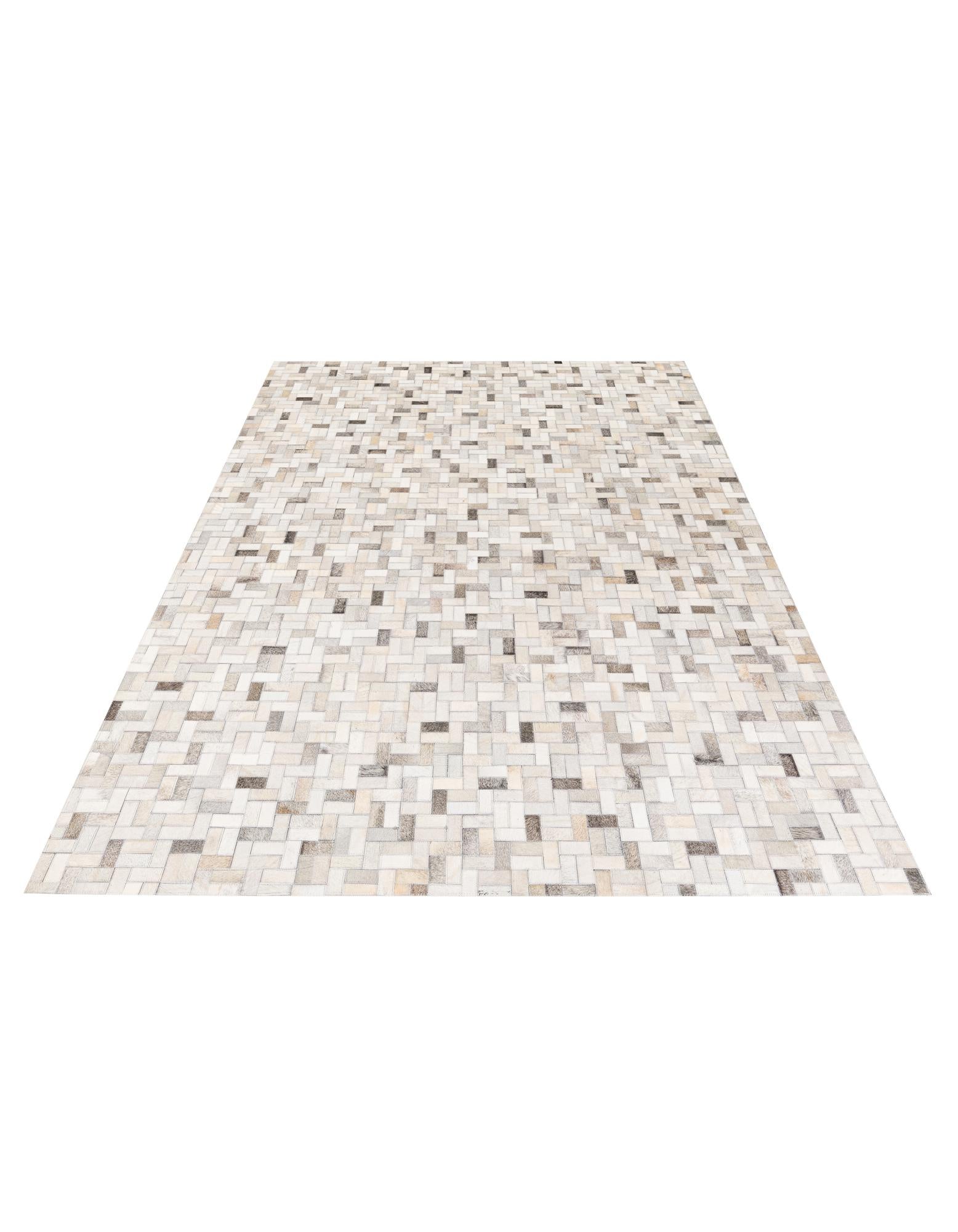 5' 7 x 8' Cowhide Stocks Rug