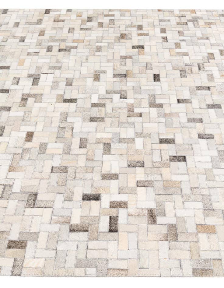 Detail image of 5' 7 x 8' Cowhide Stocks Rug