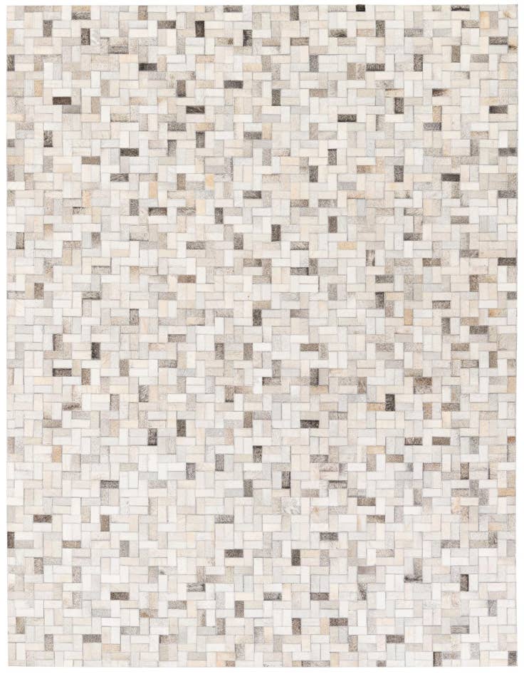 Detail image of 5' 7 x 8' Cowhide Stocks Rug