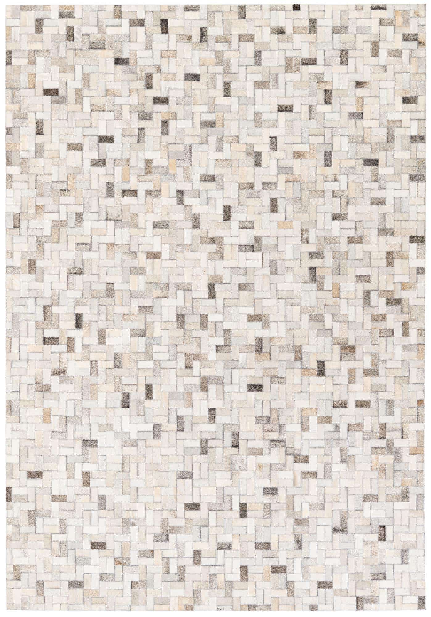 5' 7 x 8' Cowhide Stocks Rug