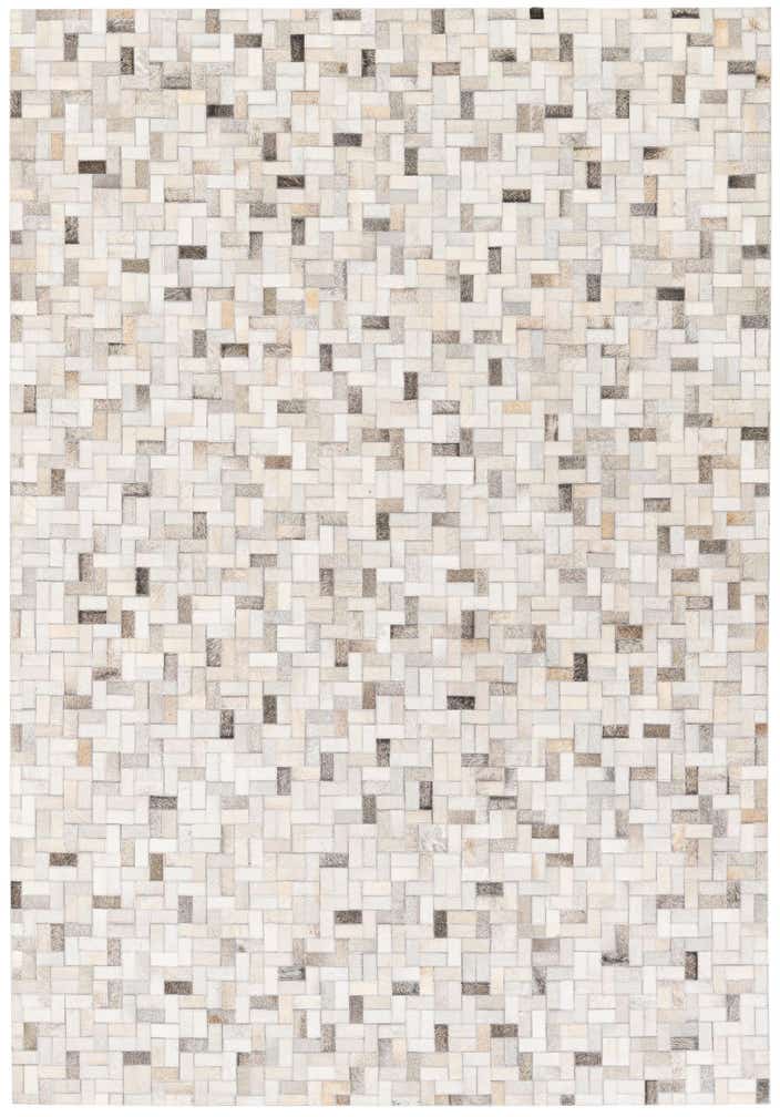 5' 7 x 8' Cowhide Stocks Rug