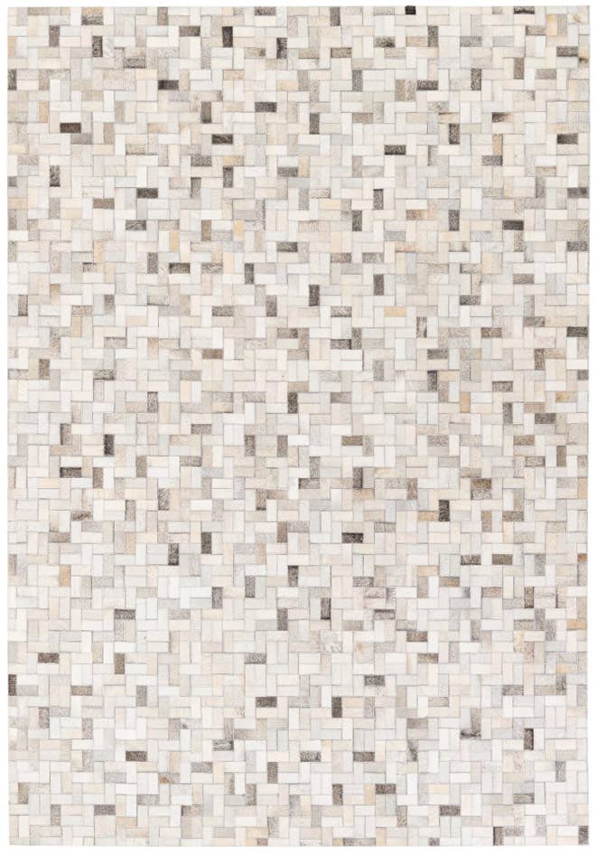 Detail image of 5' 7 x 8' Cowhide Stocks Rug