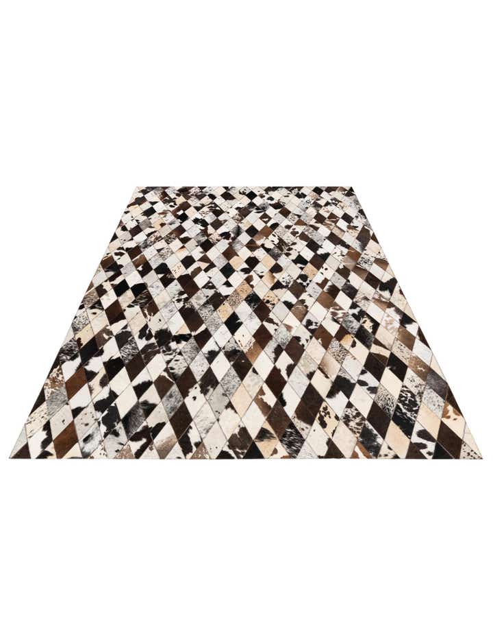 5' 8 x 7' 11 Cowhide Stocks Rug