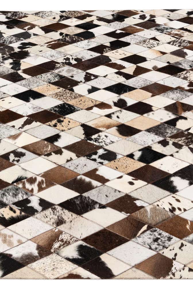 5' 8 x 7' 11 Cowhide Stocks Rug