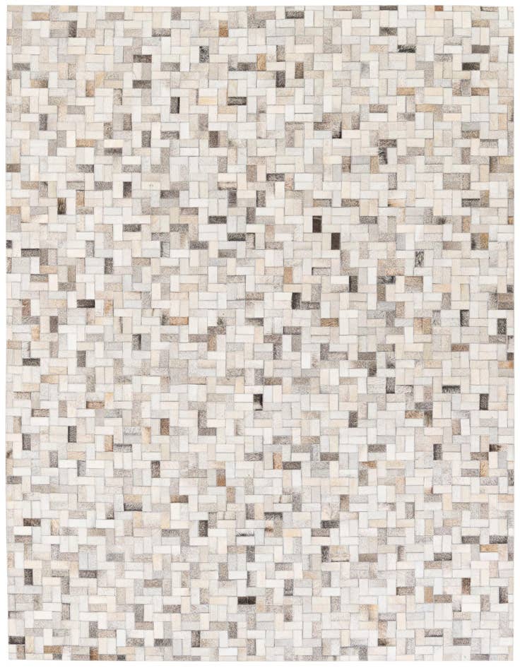 Detail image of 5' 7 x 7' 10 Cowhide Stocks Rug