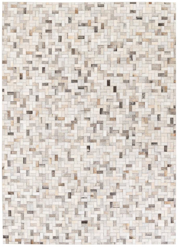 Detail image of 5' 7 x 7' 10 Cowhide Stocks Rug