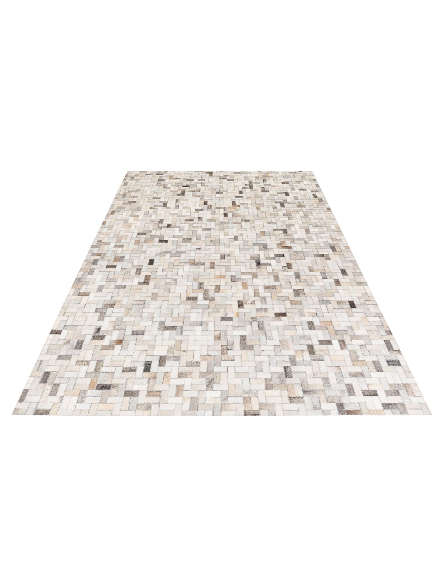 5' 7 x 7' 11 Cowhide Stocks Rug