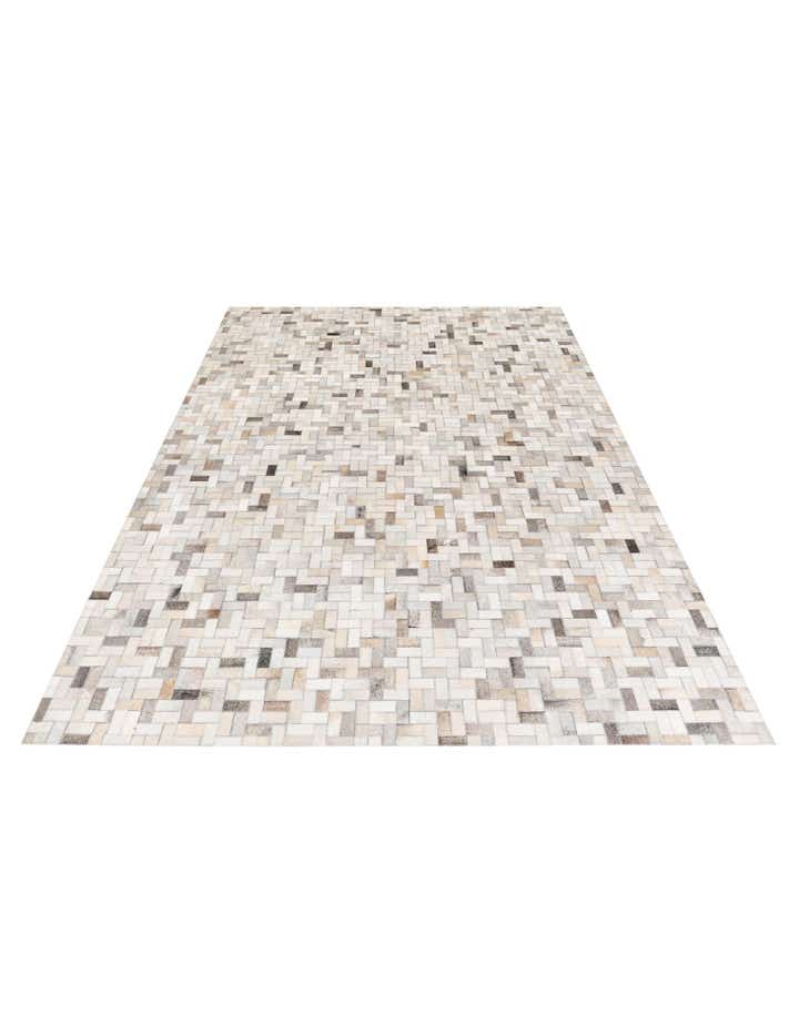 5' 7 x 7' 11 Cowhide Stocks Rug