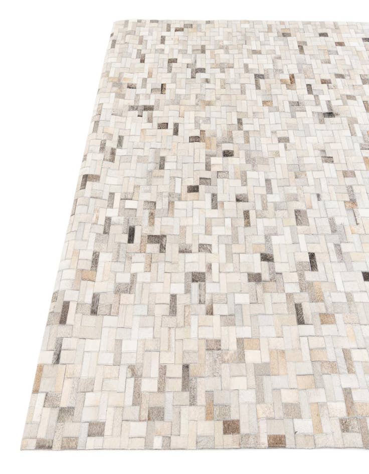 Detail image of 5' 7 x 7' 11 Cowhide Stocks Rug