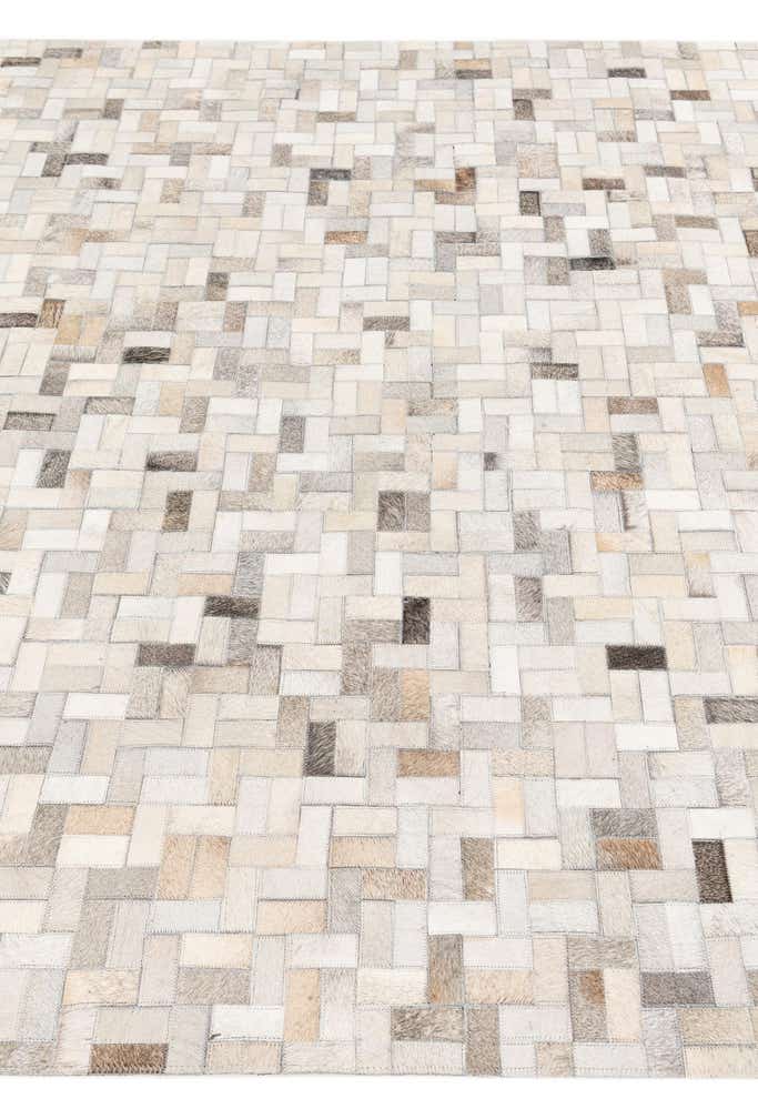 5' 7 x 7' 11 Cowhide Stocks Rug