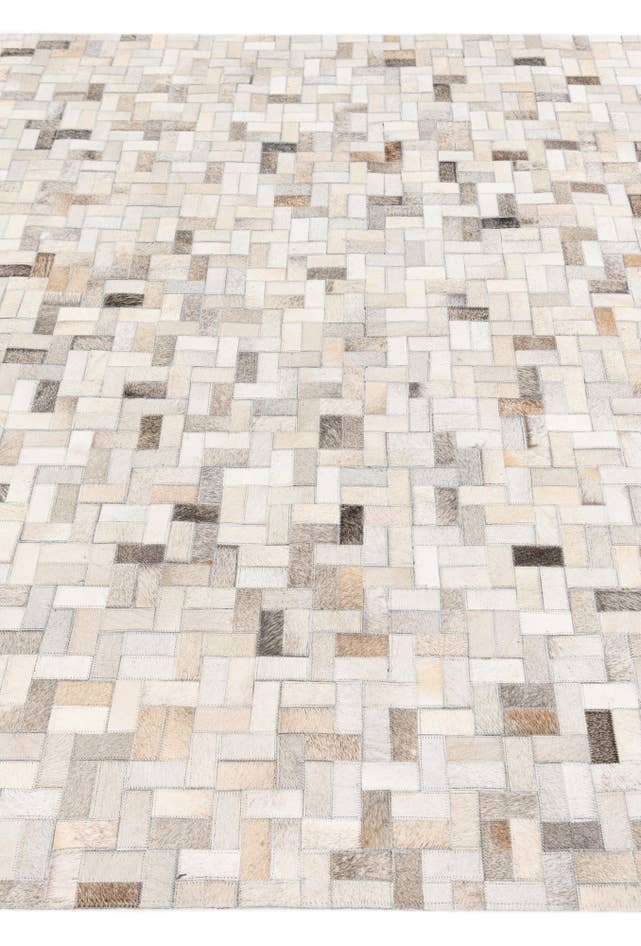 Detail image of 5' 7 x 7' 11 Cowhide Stocks Rug