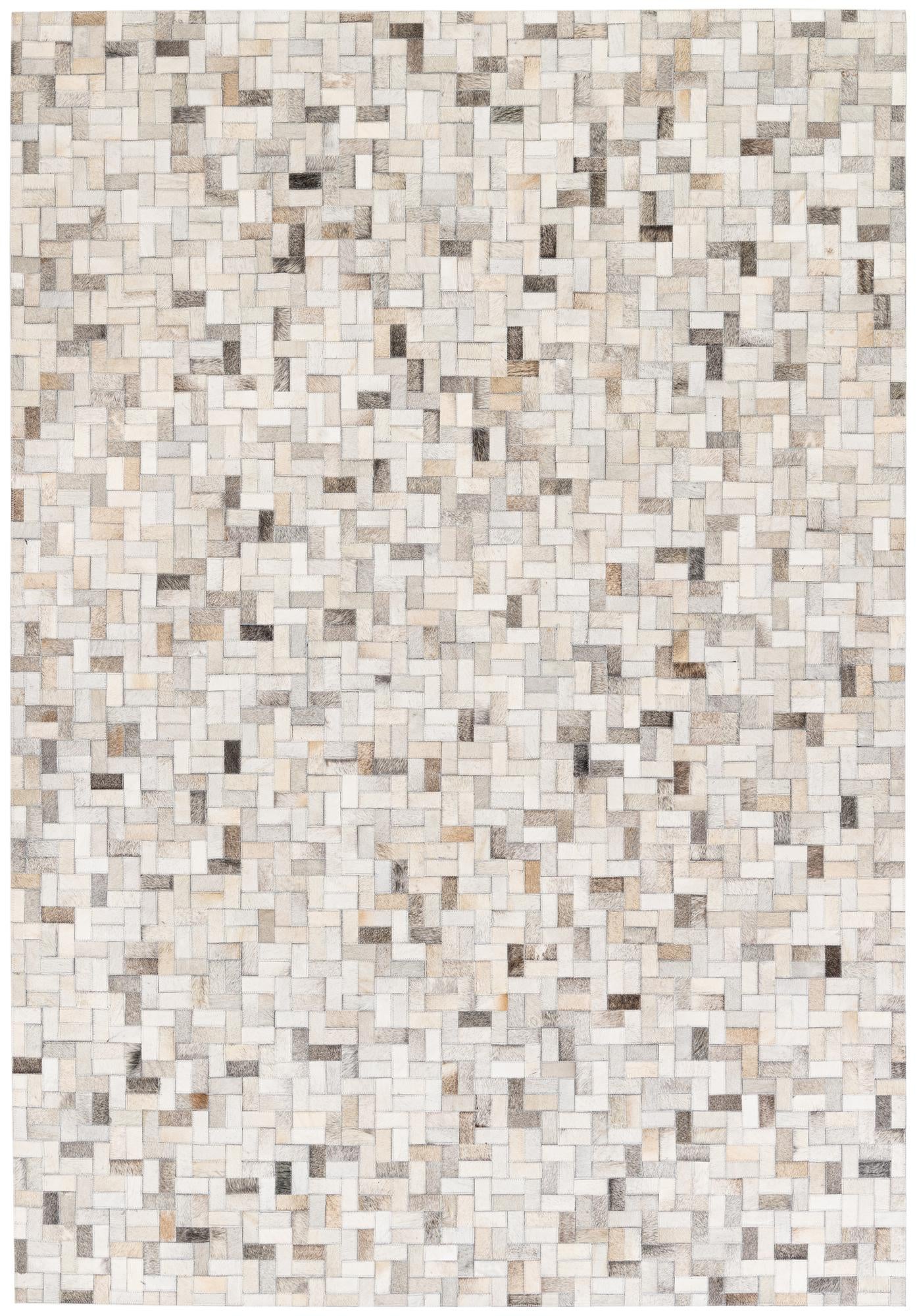 5' 7 x 7' 11 Cowhide Stocks Rug