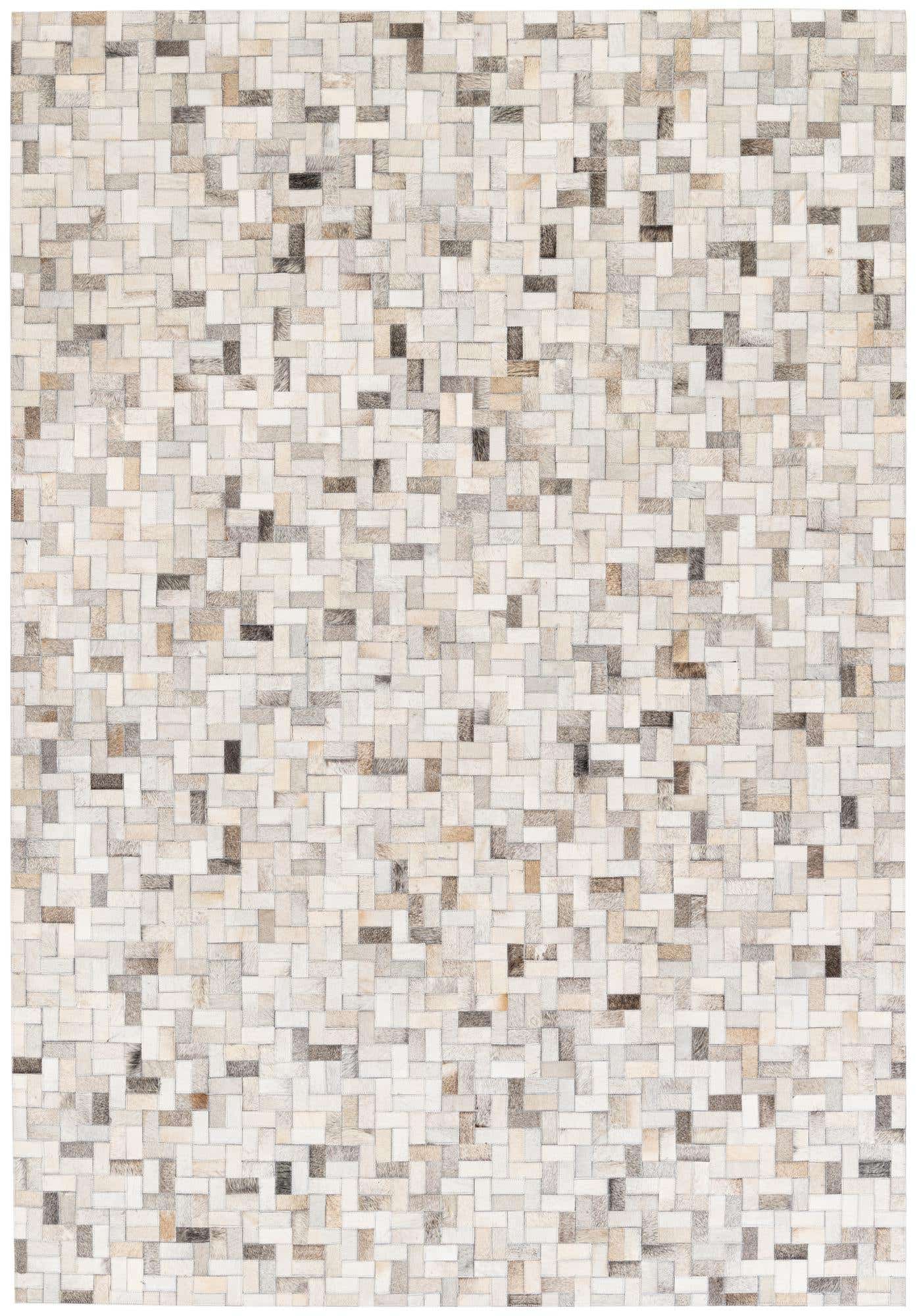 5' 7 x 7' 11 Cowhide Stocks Rug