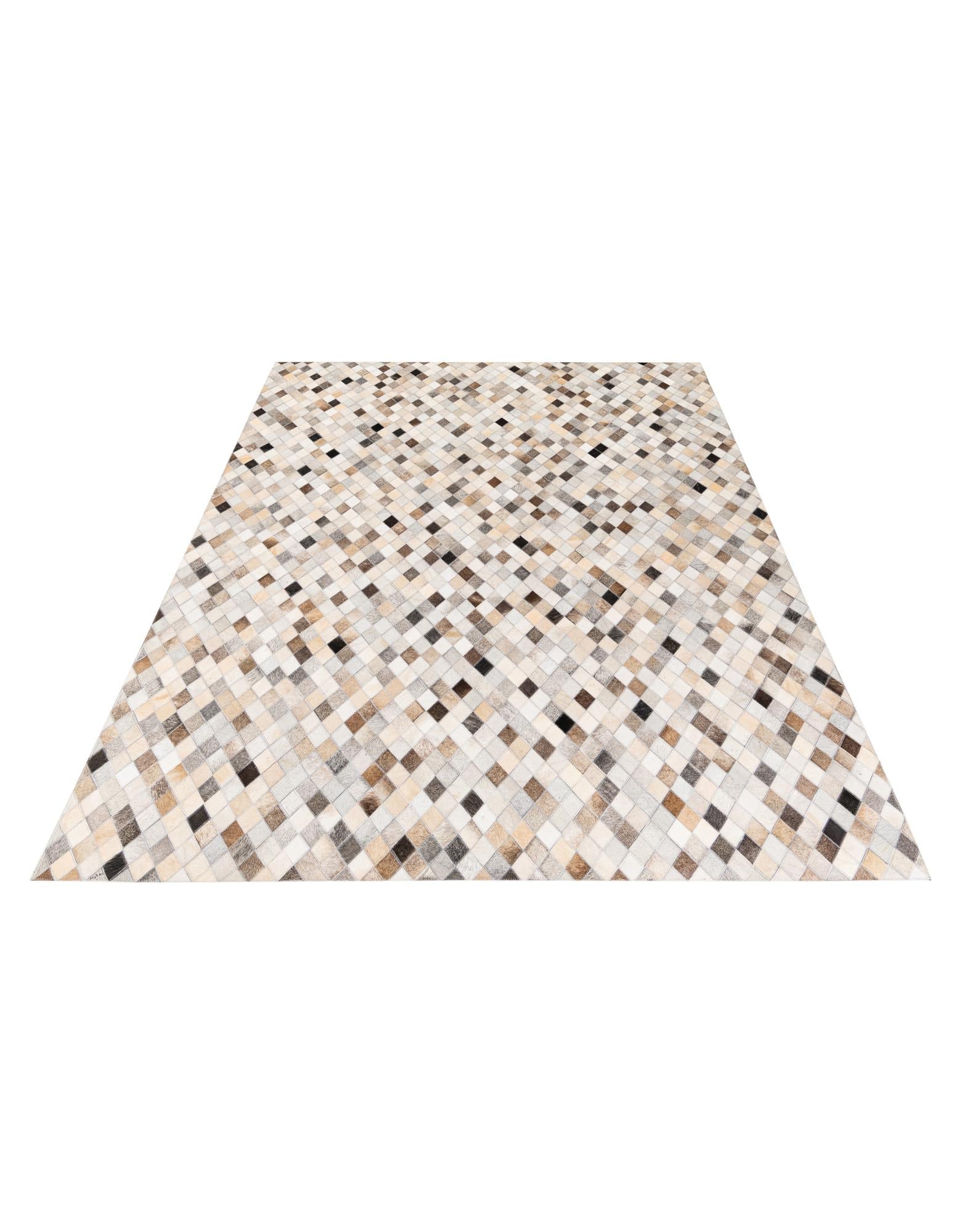 5' 6 x 8' Cowhide Stocks Rug