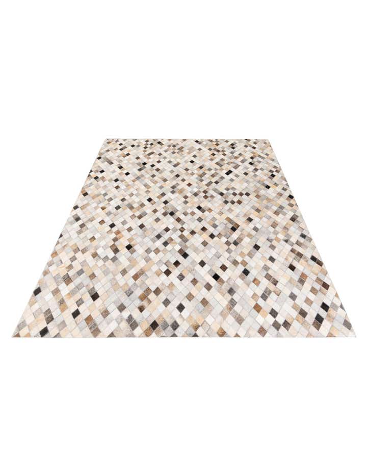 5' 6 x 8' Cowhide Stocks Rug