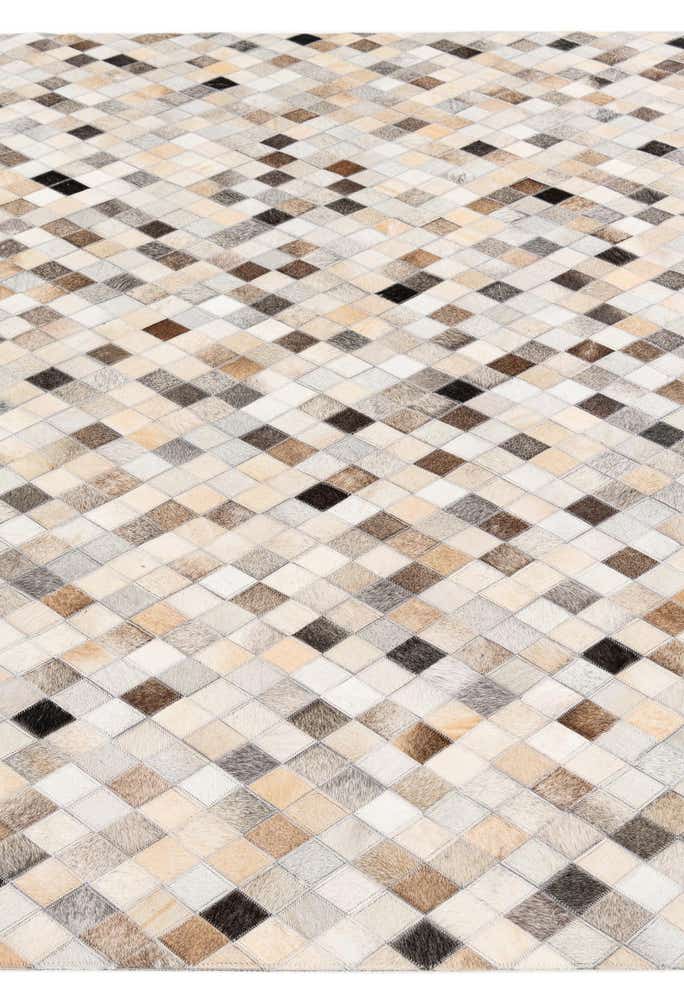 5' 6 x 8' Cowhide Stocks Rug