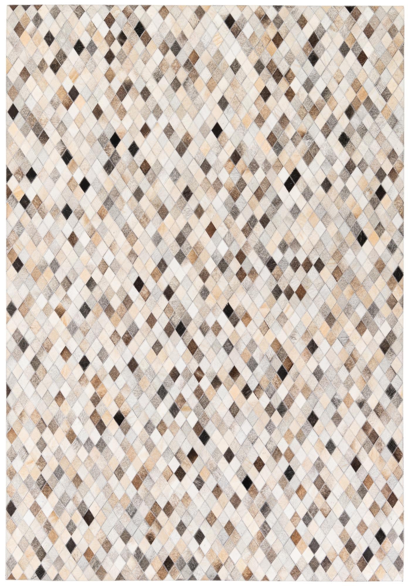 5' 6 x 8' Cowhide Stocks Rug
