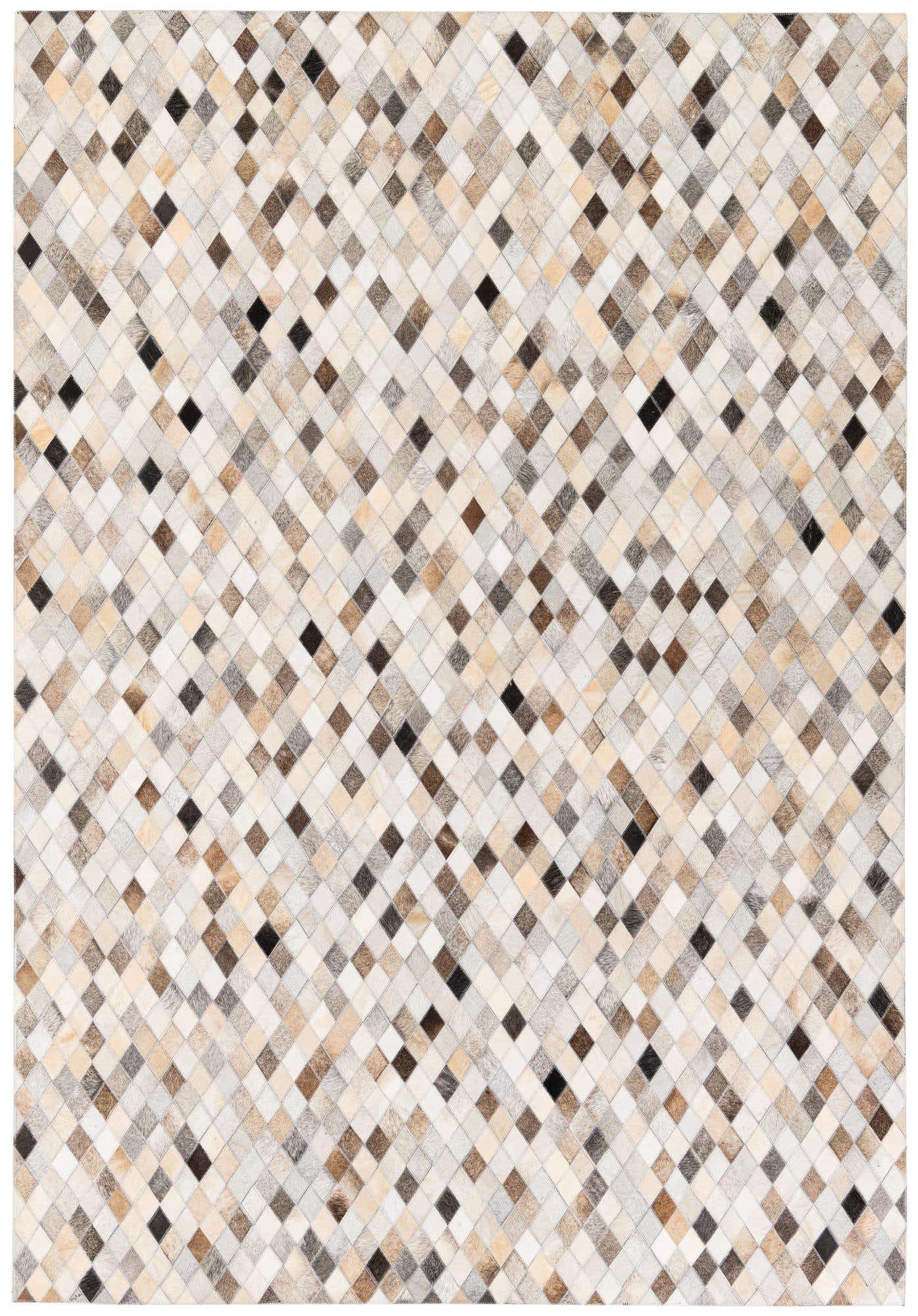 5' 6 x 8' Cowhide Stocks Rug