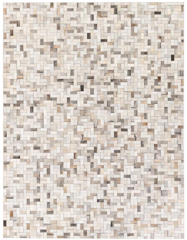 Detail image of 5' 7 x 7' 10 Cowhide Stocks Rug