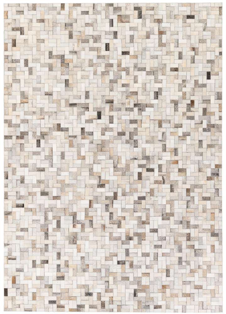 5' 7 x 7' 10 Cowhide Stocks Rug