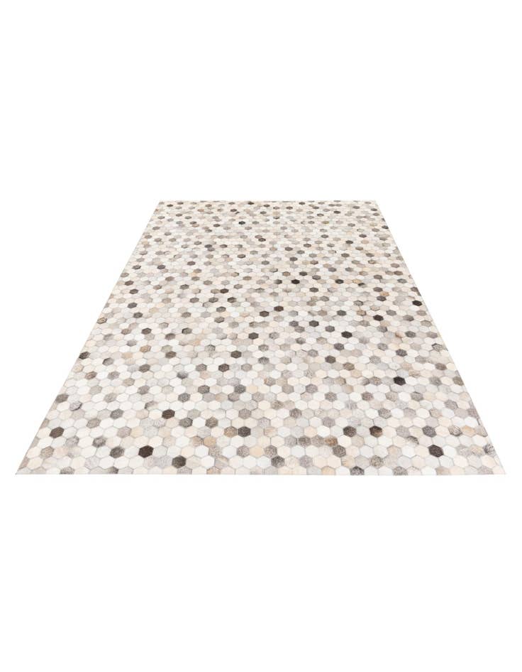 Detail image of 5' 8 x 7' 11 Cowhide Stocks Rug