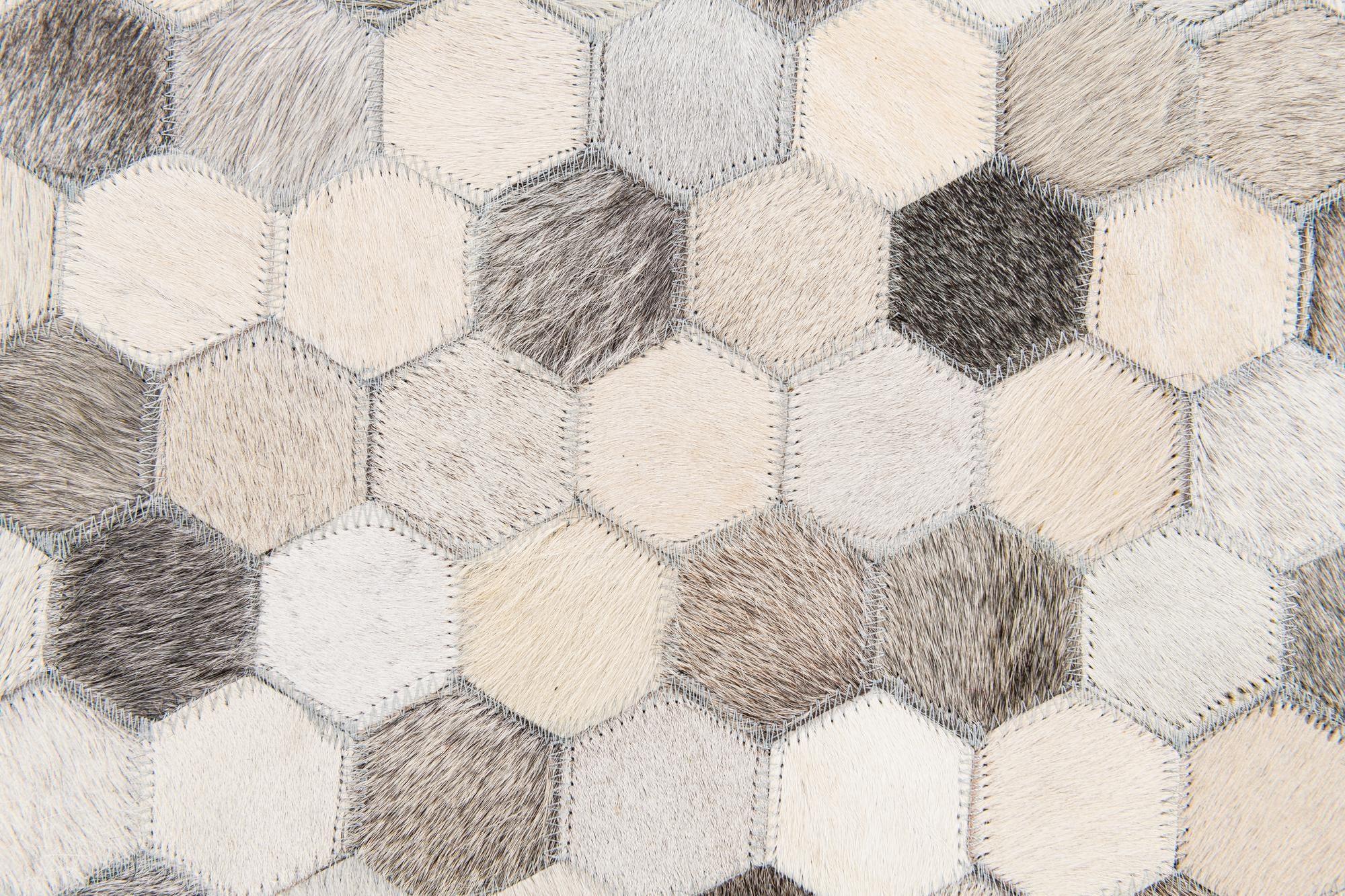 5' 8 x 7' 11 Cowhide Stocks Rug