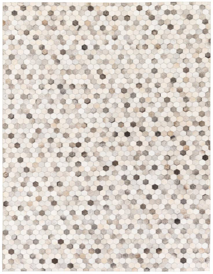Detail image of 5' 8 x 7' 11 Cowhide Stocks Rug