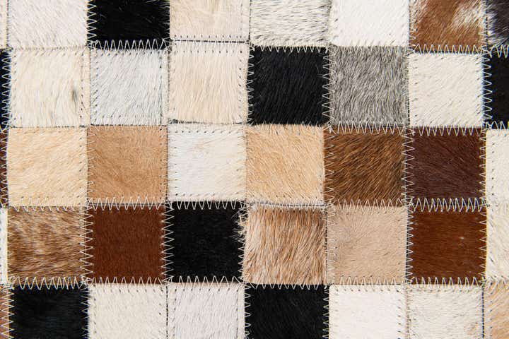 5' 1 x 8' Cowhide Stocks Rug