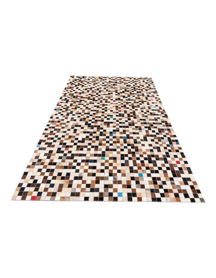 5' 1 x 7' 11 Cowhide Stocks Rug