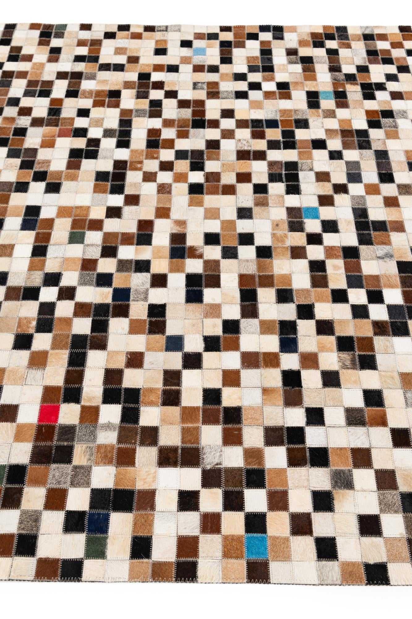 5' 1 x 7' 11 Cowhide Stocks Rug