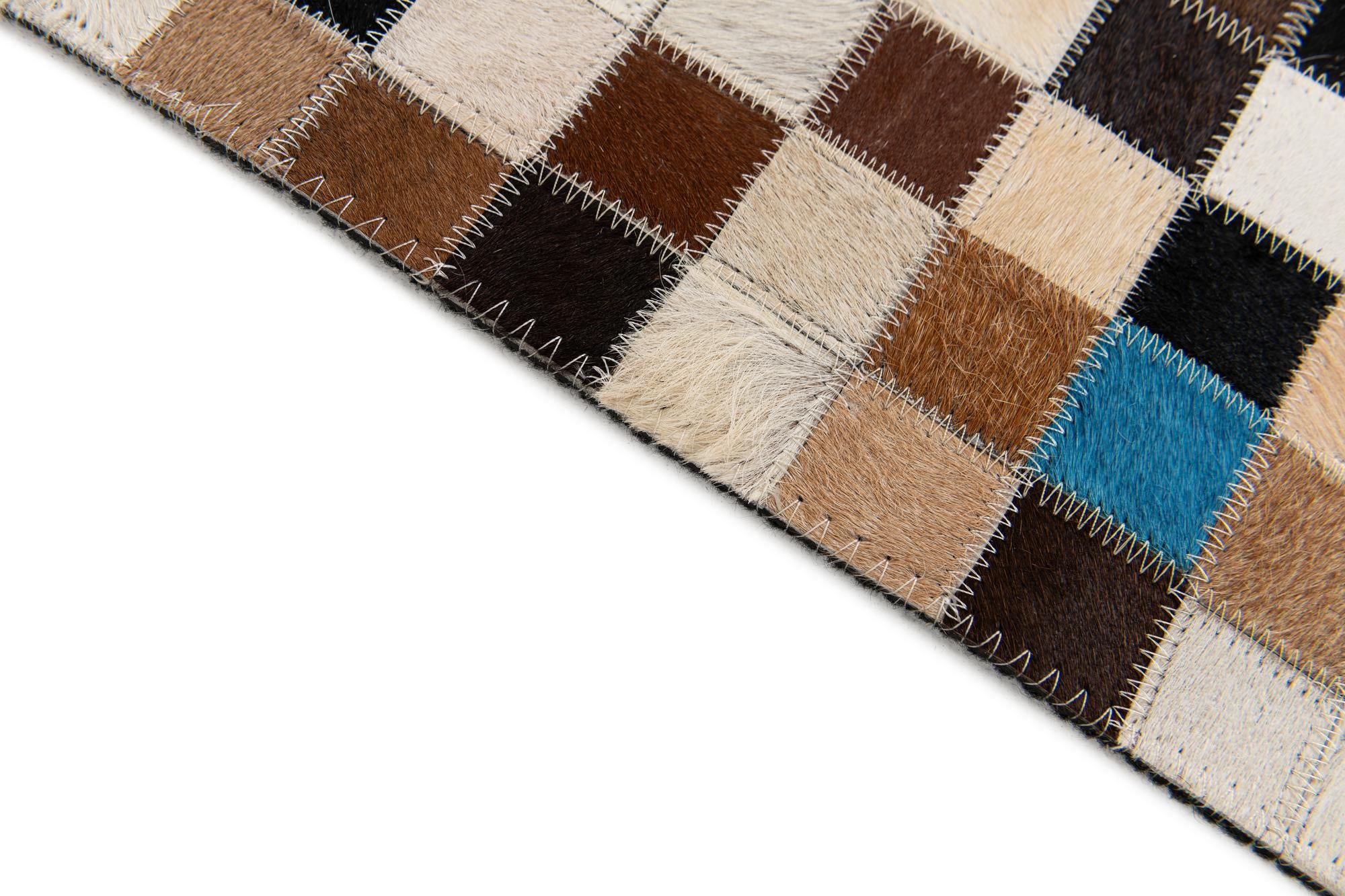 5' 1 x 7' 11 Cowhide Stocks Rug