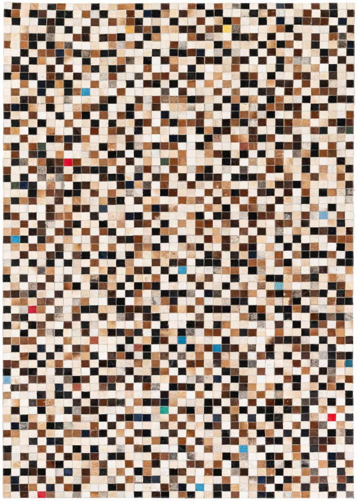 5' 1 x 7' 11 Cowhide Stocks Rug