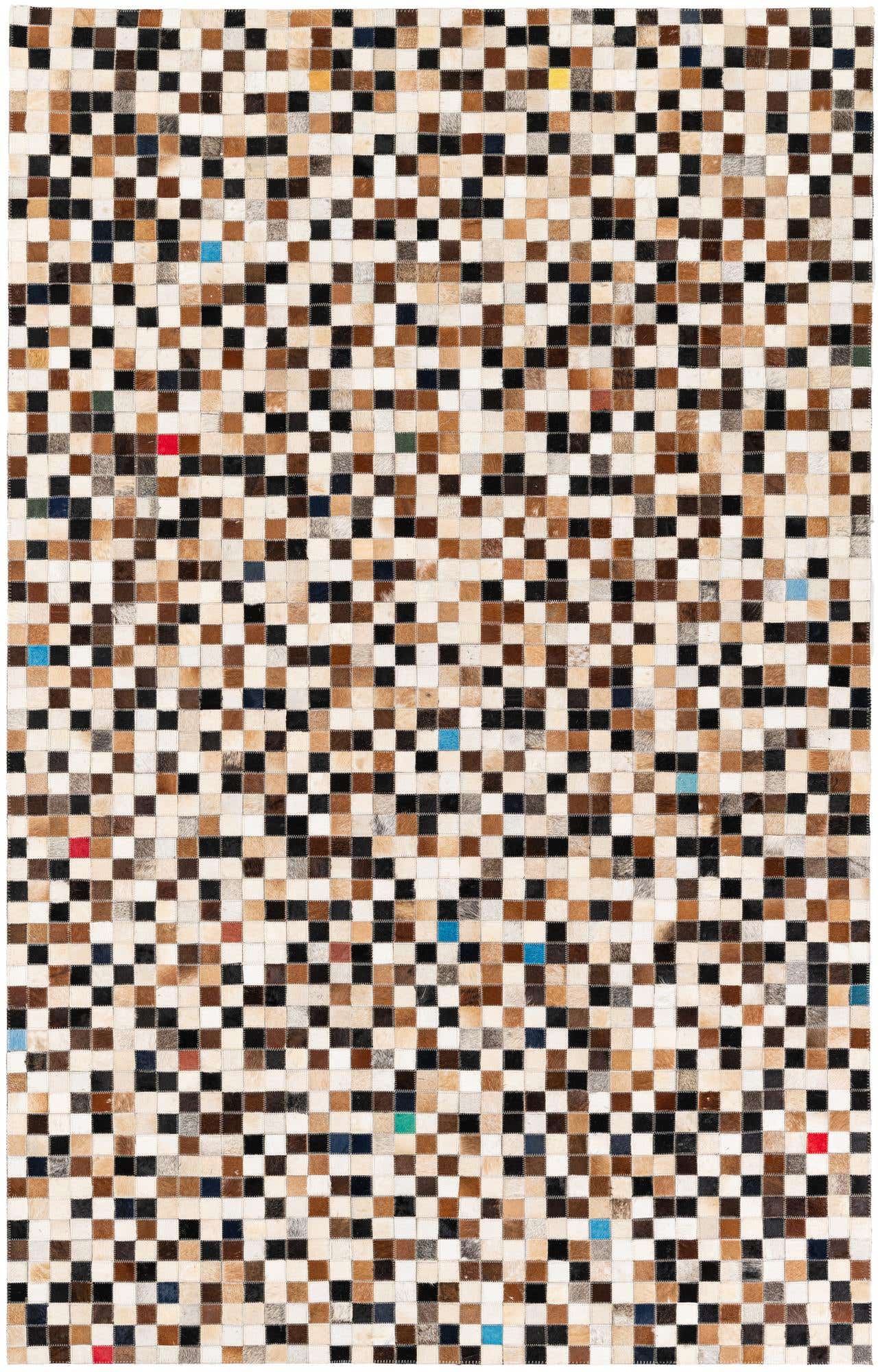 5' 1 x 7' 11 Cowhide Stocks Rug