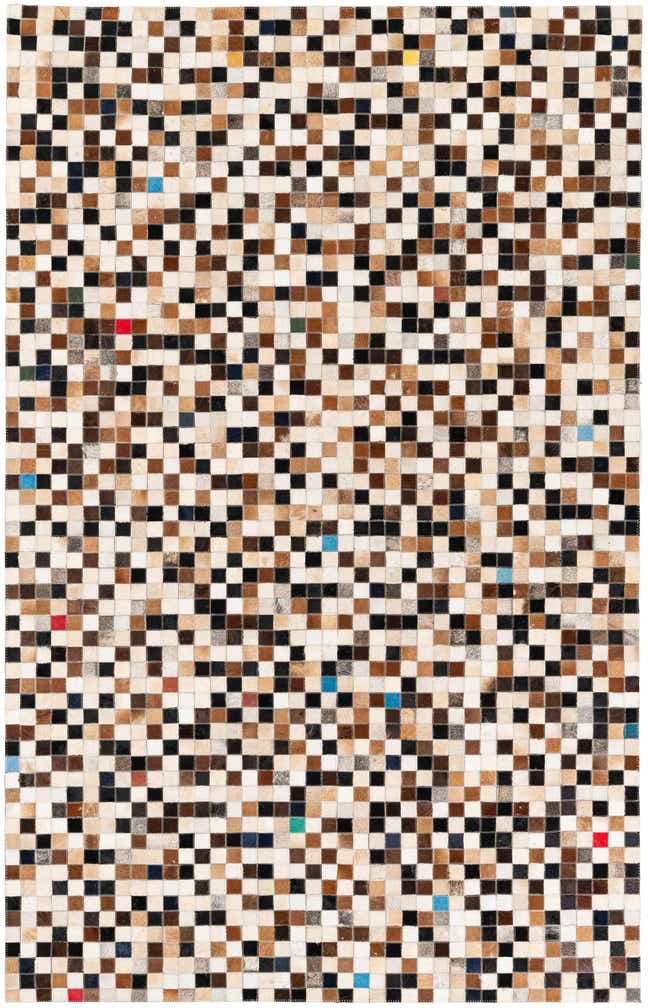 5' 1 x 7' 11 Cowhide Stocks Rug