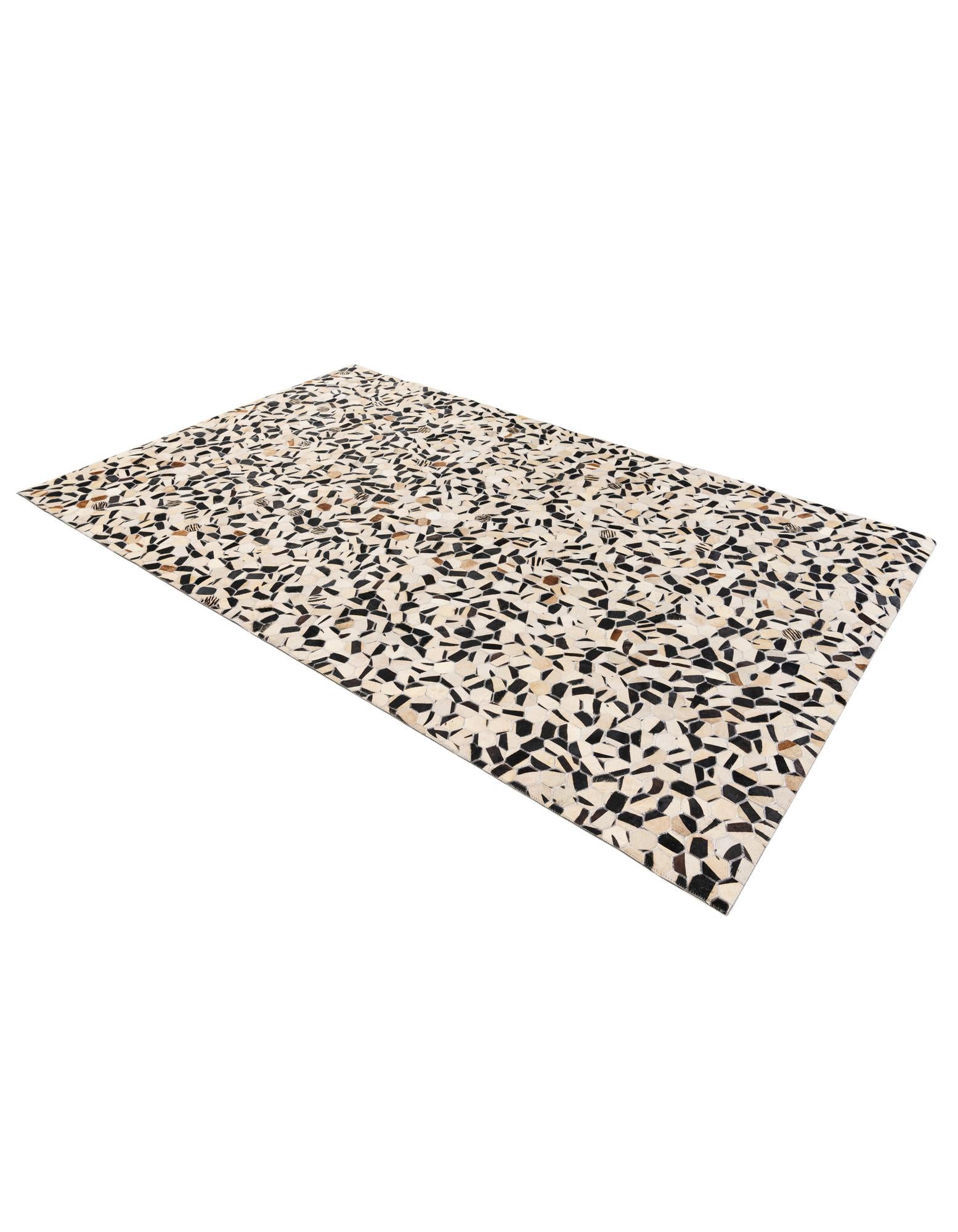 5' x 8' Cowhide Stocks Rug
