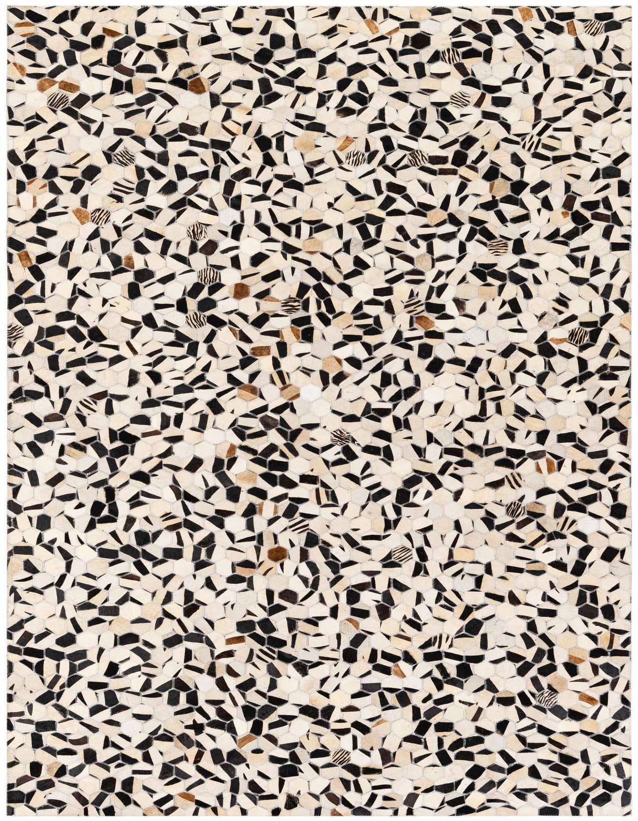 5' x 8' Cowhide Stocks Rug