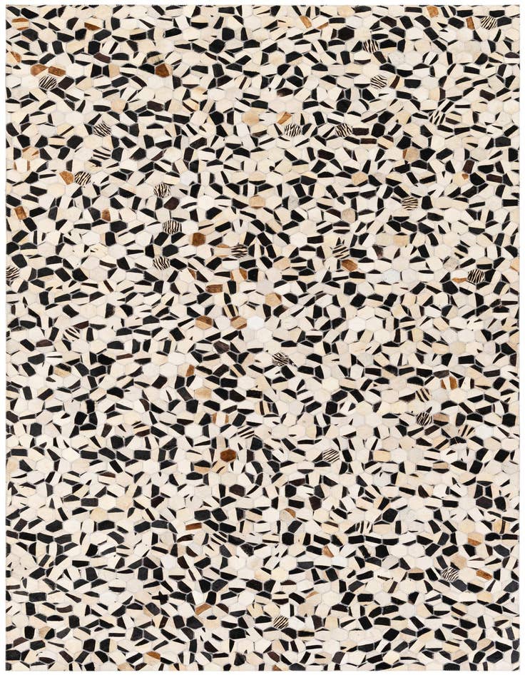 Detail image of 5' x 8' Cowhide Stocks Rug