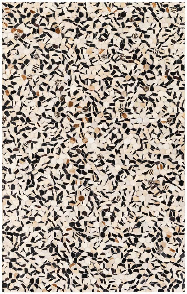 5' x 8' Cowhide Stocks Rug