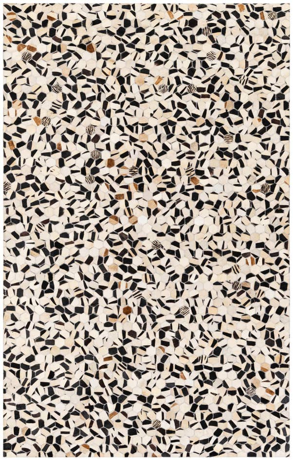 Detail image of 5' x 8' Cowhide Stocks Rug