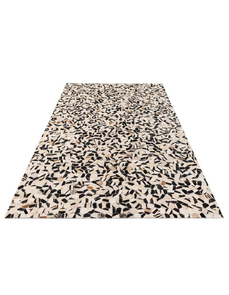 Detail image of 5' 1 x 7' 11 Cowhide Stocks Rug