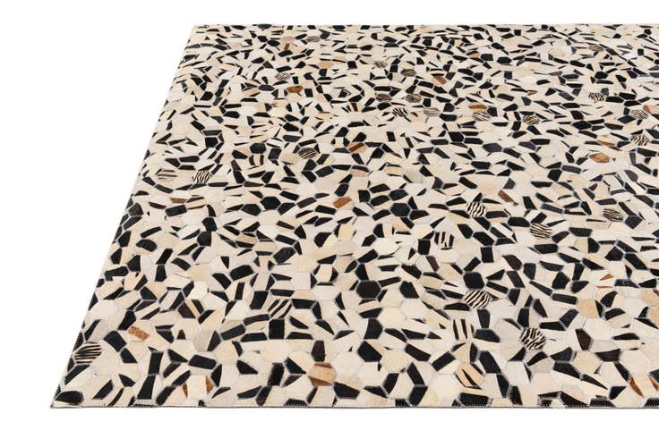 Detail image of 5' 1 x 7' 11 Cowhide Stocks Rug