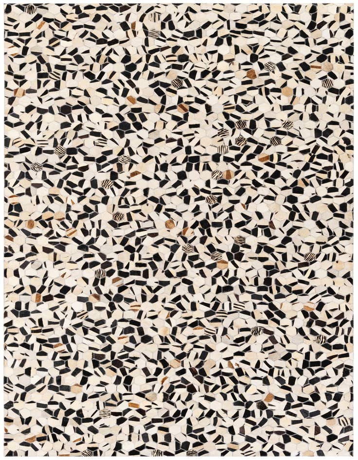Detail image of 5' 1 x 7' 11 Cowhide Stocks Rug