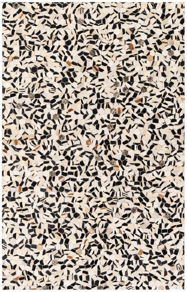 Detail image of 5' 1 x 7' 11 Cowhide Stocks Rug