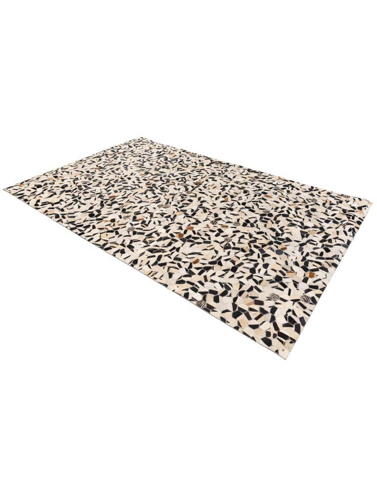 Detail image of 5' x 8' Cowhide Stocks Rug
